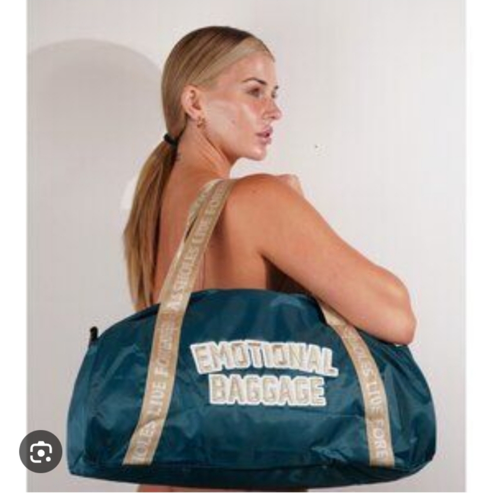 ALF, Emotional Baggage, EUC, Unisex Duffel Bag, Zipper Closure, Color Blue